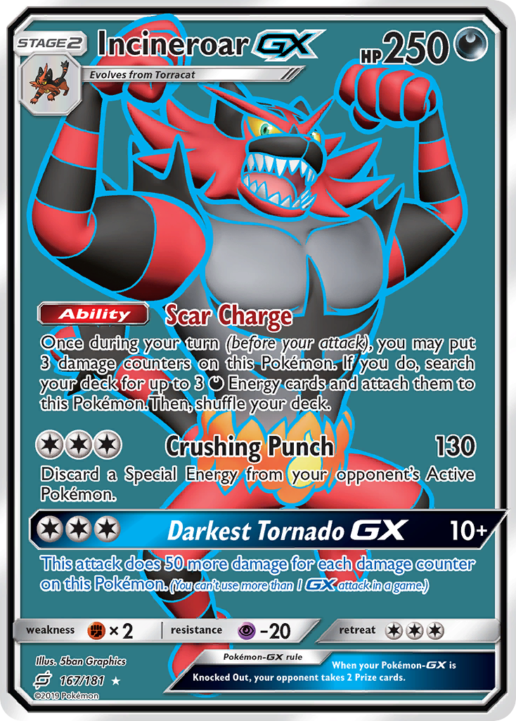 Team Up Incineroar GX #167/181